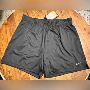 Black Nike shorts size Large with tags